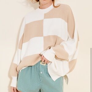 Free People Easy Street Checkered Tunic sz XS